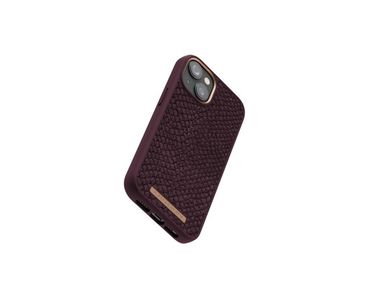 FUNDA MAGSAFE IPHONE 12/13/14 PIEL DE SALMON COÑAC NJORD