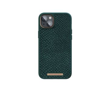 FUNDA MAGSAFE IPHONE 12/13/14 PLUS PIEL DE SALMON VERDE OSCURO NJORD
