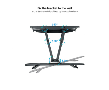 SOPORTE PARED-TV 32"-70" LP7846TN-B TOOQ