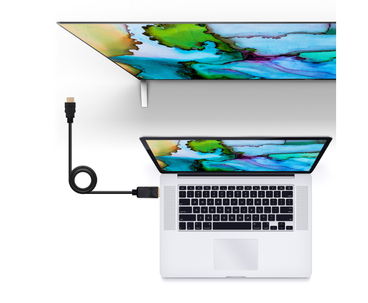 CONVERSOR DISPLAYPORT A HDMI 10M NEGRO NANOCABLE