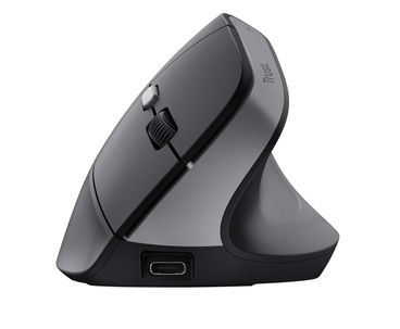 RATON OPTICO WIRELESS ERGONOMICO VERTICAL TM-270 NEGRO TRUST