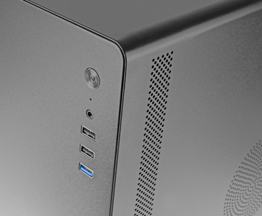 CAJA SEMITORRE ATX 2ENSIS NEGRO TACENS