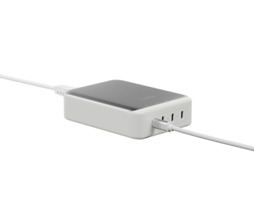 CARGADOR ESCRITORIO 4xUSB-C 240W GaN2 PLATA LINQ