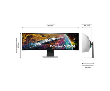 MONITOR SAMSUNG GAMING ODYSSEY OLED G9 CURVO LS49CG950SUXEN