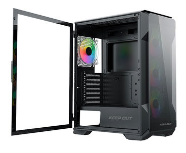 CAJA TORRE ATX XC-901 PRO ARGB + TYPE-C KEEPOUT